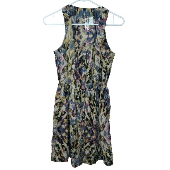 Mimi Chica Dresses & Skirts - Mimi Chica Dress Juniors Medium Black Colorful Ombre Tie Dye Mini Casual Summer